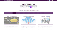 Desktop Screenshot of amethystconsultinggroup.com