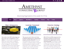 Tablet Screenshot of amethystconsultinggroup.com